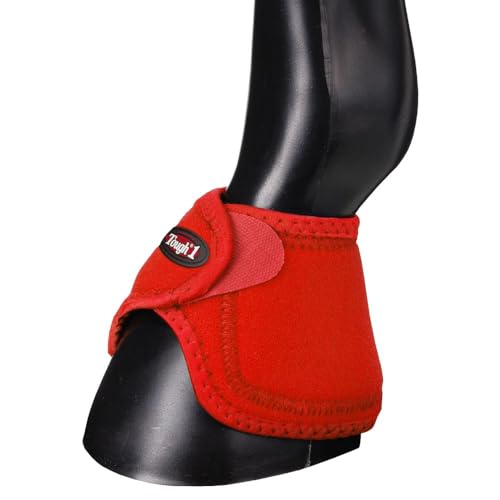 Tough1 No Turn Bell Boots - Red - Small by Tough 1 - Used condition - US$17.86