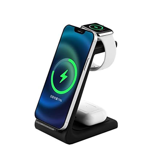 ESTAÇÃO DE CARREGAMENTO SEM FIO 15W 3 EM 1 HS-951 HREBOS