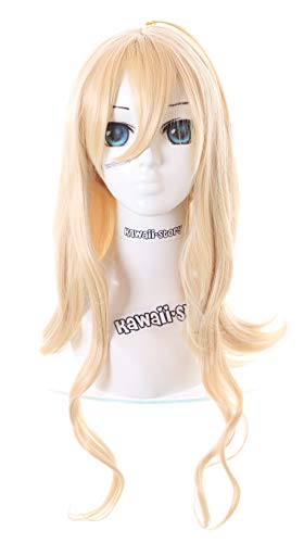 Kawaii-Story PL-556 Danganronpa V3 Akamatsu kaede blond 55 cm fale Cosplay peruka peruka peruka Anime Manga