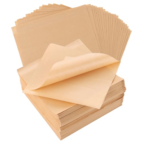 LDXDRU Lot de 1000 Papiers pour Burger, 15 x 15 cm Papiers pour Burger, Sacs à Burger, Pains pour Burger, Papier pour Sandwich, Sacs à Sandwich, Feuilles de...