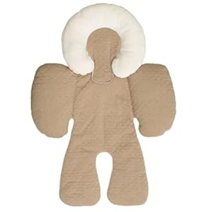 Liemuao Baby Sitzverkleinerer Khaki mit Kopfstütze