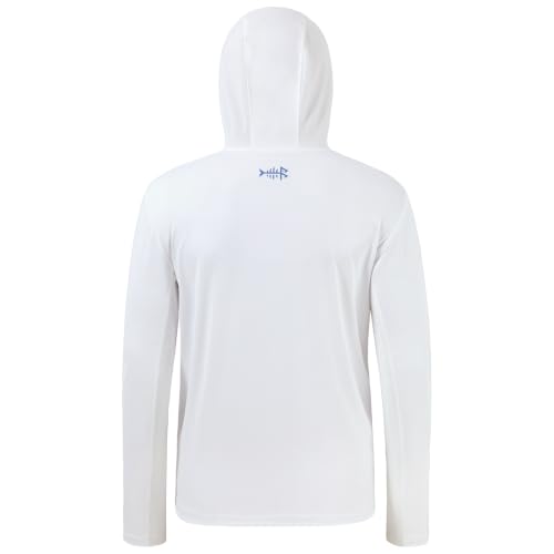 Image of BASSDASH Men's UPF 50+ Fishing Hoodie Shirts with Chest Pocket Lightweight UV Sun Protection Long Sleeve Hiking Sports FS34M