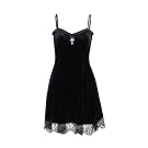 Lace Mini Sleeveless Dress Black Lace Draped Bodycon Gothic Summer Dress Gothic Vintage Goth Dresses