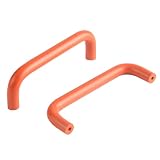 funifiti 5 Pack Orange Cabinet Handle Colorful Kitchen Hardware for Cabinet Drawer Pulls 3.8 Inch(96mm) Hole...