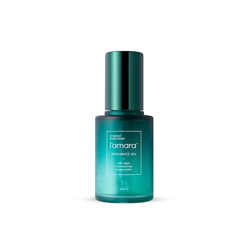 Synergy Worldwide L’amara Radiance Oil | Aceite con té fermentado, algas, astaxantina | Sérum facial | Mejora la elasticidad y brillo de la piel | Hidrata, calma | Antioxidante | K-beauty | 30ml