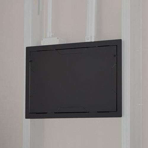 Chief PAC525FC - in-Wall Storage Box w/Flange & Cover (Black)