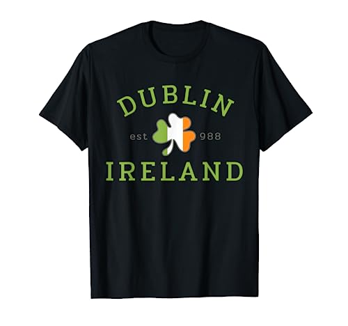 St Patricks Day Irish Dublin 988 Ireland Retro Jersey Style Camiseta