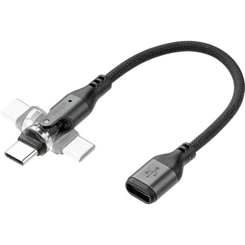 Amazon.co.jp: サンワダイレクト USB-C 変換アダプタ 540° 回転 PD