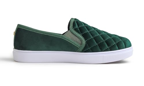 Image of FEVERSOLE Women's Casual Slip On Sneaker Comfort Quilted Loafer Flats