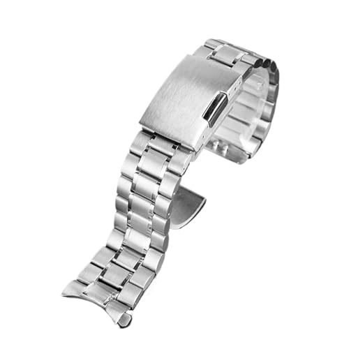 [���g ��-��] �J�V�I EFV-540 EFS-S510 EFR-303L/303D MTP-1375/1374 �Ή� �J�[�u�G���h �X�e�����X�X�`�[�� �E�H�b�`�o���h ���^���X�g���b�v 20mm 22mm �u���X���b�g(Silver-A,18mm-wi