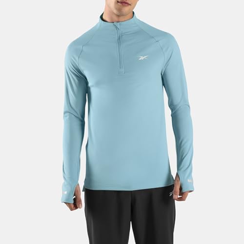 T-Shirt Reebok Athlete Speed Homme à Col Zippé pour le sport