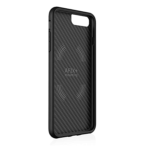 Evutec Compatible With Iphone 13 Unique Hard Smooth Heavy-Duty Phone Case Cover Real Aramid Fiber Thin Slim 1.6 Mm Lightweight Protective (Black) & Free Vent Mount #TOP6
