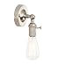Produktbild Pathson Wandbeleuchtung Wandleuchten Vintage Industrie Loft-Wandlampen Antik Deko Design Wandbeleuchtung (Gebürsteter Edelstahl Farbe)