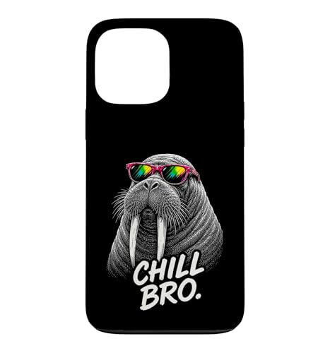 Chill Bro Cooler Walrus �T���O���X �Q�[�}�[�̌��t�t�� �X�}�z�P�[�X iPhone 13 Pro Max �p
