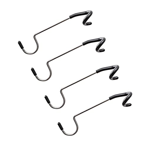 Totority 4Pcs Light Hooks for Camping Durable Tent Lamp Hanger with Skid Sleeve for Outdoor Activities Portable Lantern Holder for Hiking Fishing