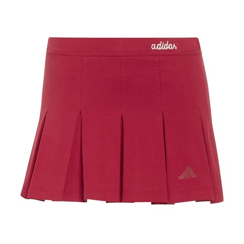 adidas Women's Seasonal Essentials Colorpop Skirt with Inner Leggings, Active Maroon/Off White, XS – Ansicht 1