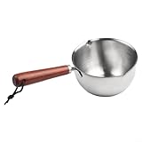 Kompakter und tragbarer Milchtopf, 150 ml und 300 ml, Edelstahl-Kochtopf für die Küche (300 ml)