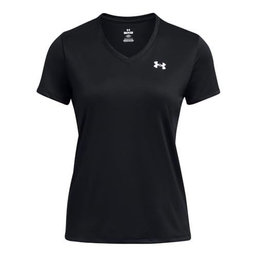 Image of Under Armour Women's Velocity Solid Short Sleeve V Neck T Shirt