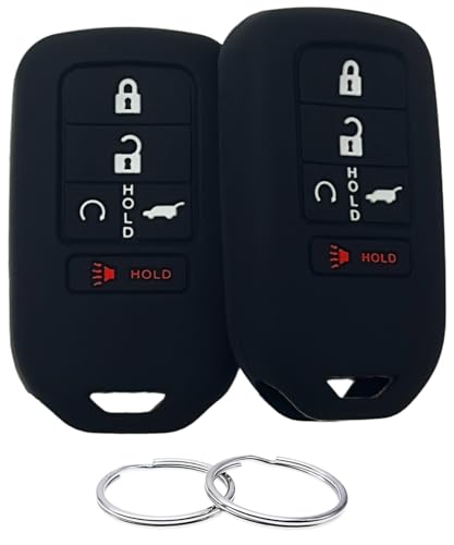 Coque de clé pour Honda Accord Civic CRV étui silicone noir