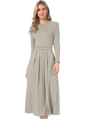 Image of Allegra K Long Sleeve Dress for Women
