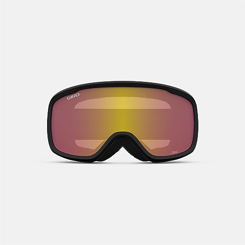 Giro Cruz Asian Fit Ski Goggles - Snowboard Goggles For Men, Women & Youth - Anti-Fog - Otg - Black Wordmark Strap With Yellow Boost Lens #TOP24
