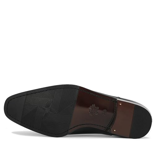 Image of Chelsea Boots Men Genuine Leather,Non-Slip, Plain Toe, Casual and Comfortable
