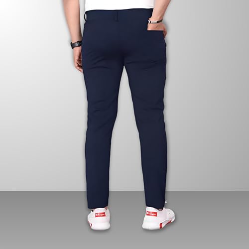 Image of Men's Stylish Slim Fit Trousers for Office and Casual Wear | Versatile Men's Trousers | Ideal for Formal Events and Everyday Casual Wear