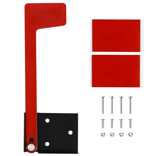 Professional Mailbox Flag, Mailbox Flag Replacement Kit, No Tools Needed Sturdy Mailbox Flag Replacement, Galvanized Steel Flag for Mailbox for Wood, Wall, Metal, 7.67x2.7 inch (1 Pcs)