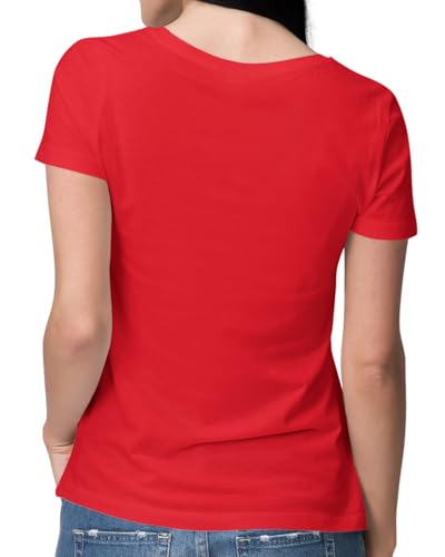 Image of XENOVAURBAN Women's 100% Cotton Printed Regular fit Round Neck T-Shirt WMN-05