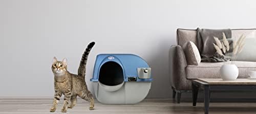 Omega Paw Premium Roll 'n Clean Litter Box Large,Cat — texture and fabric close-up