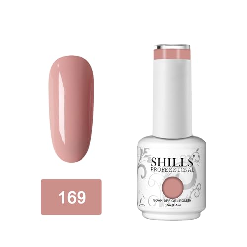 Image of SHILLS PROFESSIONAL UV /LED Soak Off Gel Polish (Gel nail polish) Nail art nail polish Color Shade 169.