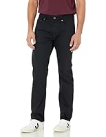 Amazon Essentials Herren Stretchjeans, Gerade Geschnitten - Auslauffarben, Schwarz, 38W / 32L