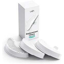 uahpet Official Water Fountain Filters Upgraded 3 Filters & 6 Sponges for 67oz/2L Automatic Pet Fountain