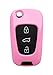 Produktbild CK+ Kia ABS Auto-Schlüssel Hülle Key Cover Case Etui für Rio Ceed Picanto Optima Carens Soul - Pink
