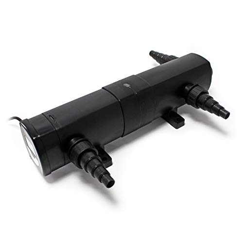 Sunsun Cuv-218 Clarificador Agua Estanques Filtro Luz Uv Lámpara Uvc Aclarador 18W Bomba Jardín