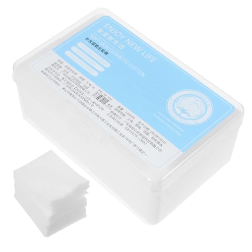 DEARMAMY 1080pcs Non-woven Makeup Remover Cotton Pads for Facial Cleansing Reusable Women Cosmetic Pads for Removing Nail Polish and Makeup Random Style