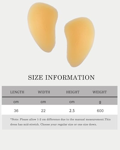 Image of VENDAU Premium Silicone Hip & Butt Pads for Crossdressing - Natural Shaping Enhancer Invisible