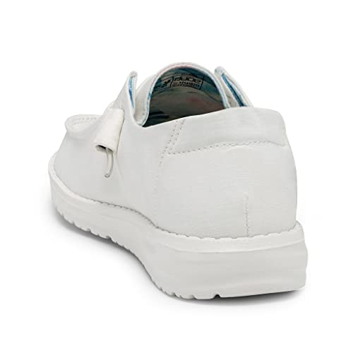 Image of HEYDUDE Women's Wendy Chambray | Women's Shoes | Women's Lace Up Loafers | Comfortable & Light-Weight