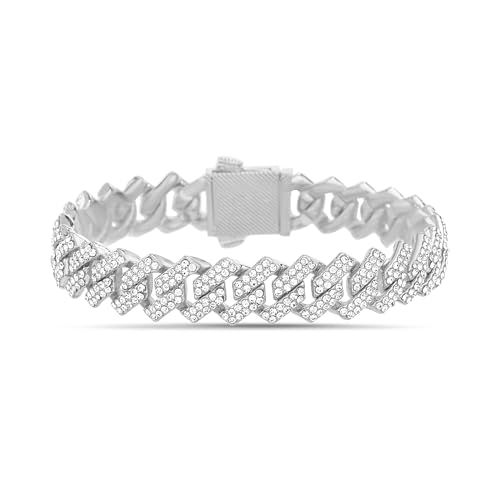 Pulsera de cadena cubana True Religion 8 pulgadas miniatura 1