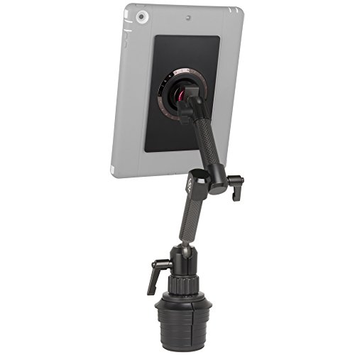 The Joy Factory MagConnect Carbon Fiber Car/Truck Cup Holder Mount Holder with Universal Tablet Module for Tablets (MNU508)