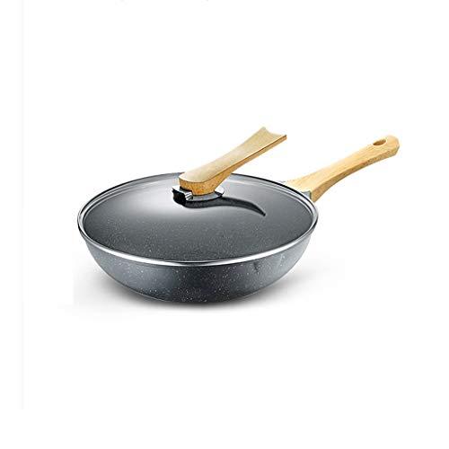 Amazon.co.jp: アルミフライパン 中華鍋 ノンスティックパン 無煙中華