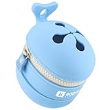 Booms Fishing ST2 携帯ゴミ箱 シリコンポーチ カラビナ付き 釣り アウトドア用 花粉対策 ブルー