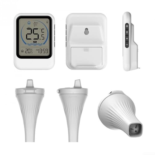 IP68 Rated Wireless Pool Thermometer with Accurate Temperature Monitoring for Indoor and Outdoor Use