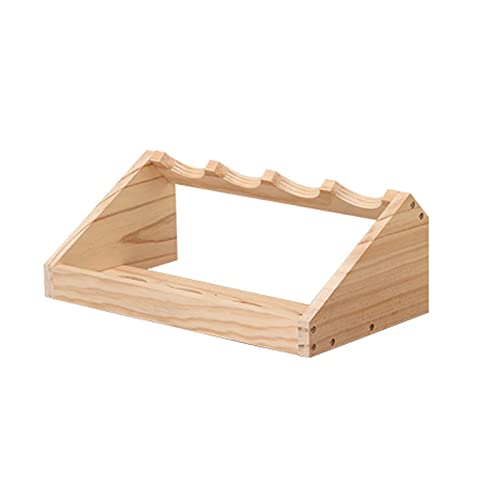 Soporte para botellas de vino de madera para 4 botellas miniatura 1