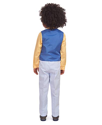 Image of IZOD Boys' 4-piece Formal Dress Up Suit Set, Vest, Pants, Collared Shirt, and Tie