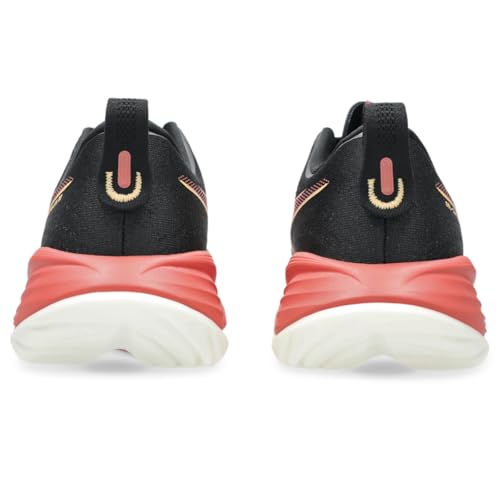 ASICS ASICS Women's Gel-Cumulus 27 Running Shoes, 8.5, Black/Orange Glow