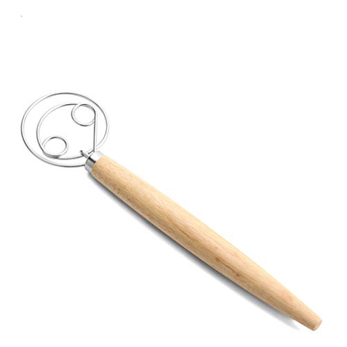 UPKOCH 1 peça misturador de massa de pão de aço inoxidável, misturador de massa, misturador de ovos,