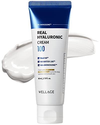 WELLAGE Cica Calming Cream - Korean Face Soothing Moisturizer, High Purity Madecassoside with Centella Asiatica Panthenol - Calms Sensitive Skin, Anti-Redness & Rosacea, Anti-Scaling & Blemish, 2.7oz