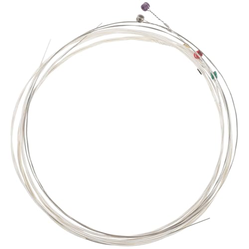 Totority 6-pack Phosphor Bronze Guitar Strings Replacement for Electric Folk Guitars Coated for Longevity Versatile for Multiple Styles