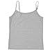 Pink Angel 6-Pack Girls' Undershirts, Tanks & Camisoles with Adjustable Straps, 3 White, 1 Black, 1 Grey, 1 Pink